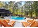Inviting backyard pool with lounge chairs at 1199 Old Lathemtown Rd, Canton, GA 30115