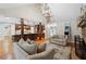 Open floor plan showcasing the living room and kitchen at 1199 Old Lathemtown Rd, Canton, GA 30115