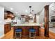 Gourmet kitchen featuring a large island and stainless steel appliances at 1199 Old Lathemtown Rd, Canton, GA 30115