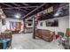 Finished basement featuring a bar and recreational space at 1199 Old Lathemtown Rd, Canton, GA 30115