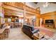 Open living room with high ceilings and a lofted area at 1785 Whitley Rd, Dacula, GA 30019