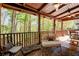 Relaxing deck overlooking wooded area, comfy seating at 1785 Whitley Rd, Dacula, GA 30019