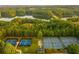 Community tennis courts nestled in a wooded area at 376 Lakeside Ct, Canton, GA 30114