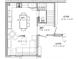 Main floor plan showcasing living room, kitchen, and entryway at 10871 Serenbe Ln, Chattahoochee Hills, GA 30268