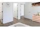 Hallway bedroom with wood floors and neutral walls at 4359 Timberlake, Stone Mountain, GA 30083