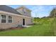 Private backyard with grassy area and privacy at 600 Silver Moon Dr # 08, Loganville, GA 30052