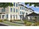 Townhome community with inviting landscaping and gazebo at 180 Roswell St # 15, Alpharetta, GA 30009