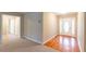 Spacious entryway with hardwood floors and neutral walls at 1117 Campbell Rd, Lawrenceville, GA 30045