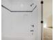 Bathroom with white subway tile shower and bathtub at 987 Kora Sw Dr, Marietta, GA 30064