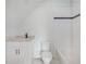 Bathroom with white subway tile,granite vanity, and bathtub at 987 Kora Sw Dr, Marietta, GA 30064