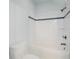 Bathroom with white subway tile shower/tub combo at 987 Kora Sw Dr, Marietta, GA 30064