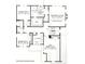 Second floor plan with owner's suite and bedrooms at 3967 Tilly Mill Rd, Atlanta, GA 30360