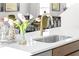 Modern kitchen sink and faucet with quartz countertops at 428 10Th St, Auburn, GA 30011