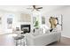 Comfortable living room with fireplace and large windows at 428 10Th St, Auburn, GA 30011