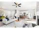 Open concept living room featuring a spacious layout, and modern furniture at 428 10Th St, Auburn, GA 30011