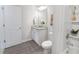 Clean bathroom with granite countertop and shower/tub combo at 11711 Chatham Dr, Hampton, GA 30228