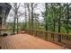 Deck with lake views and plenty of space for outdoor enjoyment at 340 Sir Richard Ct, Jonesboro, GA 30236