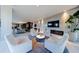 Elegant lobby with comfortable seating and a modern fireplace at 3107 Peachtree Ne Rd # 1504, Atlanta, GA 30305