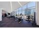State-of-the-art fitness center with modern equipment and city views at 3107 Peachtree Ne Rd # 1504, Atlanta, GA 30305