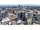 Aerial perspective of Buckhead Atlanta, highlighting modern high-rises and city skyline at 3107 Peachtree Ne Rd # 1504, Atlanta, GA 30305