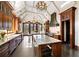 Gourmet kitchen with custom cabinetry, granite countertops, and high-end appliances at 4665 Riverview Rd, Atlanta, GA 30327