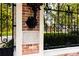 Brick entry gate with Chestnut Hall inscription at 4665 Riverview Rd, Atlanta, GA 30327