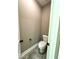 Convenient half bathroom with single vanity at 22 Stratford Way, Kingston, GA 30145