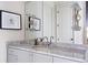 Bathroom with single vanity and marble countertop at 110 Sheridan Ne Dr, Atlanta, GA 30305