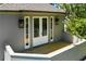 Private deck with access from the house and a view of the backyard at 110 Sheridan Ne Dr, Atlanta, GA 30305