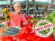 Personal smiles while shopping at a vibrant farmers market at 110 Sheridan Ne Dr, Atlanta, GA 30305