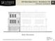 Architectural drawing of the four-story home's back elevation at 110 Sheridan Ne Dr, Atlanta, GA 30305