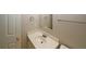 Small bathroom with single vanity and toilet at 962 Forest Path, Stone Mountain, GA 30088