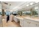 Large bathroom with double vanity and soaking tub at 750 Park Ne Ave # 6S, Atlanta, GA 30326