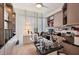 Home office with built-in cabinetry and ample workspace at 750 Park Ne Ave # 6S, Atlanta, GA 30326