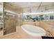 Bathroom with corner soaking tub and separate shower at 750 Park Ne Ave # 6S, Atlanta, GA 30326