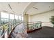 Modern hallway with glass railings and city views at 3344 Peachtree Ne Rd # 3902, Atlanta, GA 30326