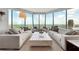 Spacious living room with comfortable sofas and stunning views at 3344 Peachtree Ne Rd # 3902, Atlanta, GA 30326