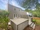 Spacious deck with gray railings, overlooking a fenced backyard at 3316 Merlot Pass, Lawrenceville, GA 30044
