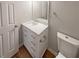 Modern bathroom with updated vanity and toilet at 3316 Merlot Pass, Lawrenceville, GA 30044