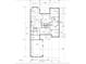 Floor plan of a house with an open concept living area and a 3-car garage at 1527 Adora Ln, Duluth, GA 30097