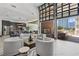Common area with an open layout, fireplace, and outdoor access at 775 Juniper Ne St # 107, Atlanta, GA 30308