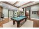 Spacious basement rec room with pool table and ping pong table at 922 Chattooga Trce, Suwanee, GA 30024