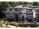 Aerial view of modern townhomes with white brick exteriors at 517 Whitlox Nw Rd, Atlanta, GA 30318