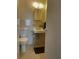 Clean bathroom with toilet and pedestal sink at 3060 Pharr Court North Nw # 609, Atlanta, GA 30305