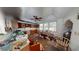 Kitchen features wood cabinets and ample natural light at 688 Main St, Whitesburg, GA 30185