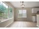 Bright dining area with large windows and tile floors at 402 Lafayette St, Dallas, GA 30157