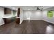 Living room with hardwood floors and ceiling fan at 4318 Christine Ct, Decatur, GA 30035