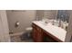 Bathroom with wood vanity, toilet, and shower at 3364 Joseph Nw Dr, Acworth, GA 30101