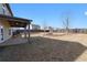 Large backyard with covered patio and fenced area at 3203 Puritan Way, Mcdonough, GA 30252