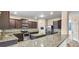 Modern kitchen with granite countertops and stainless steel appliances at 3203 Puritan Way, Mcdonough, GA 30252
